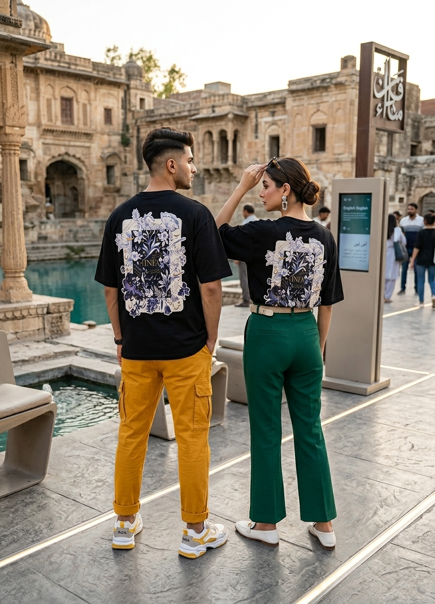 The Urdu Masterpiece Mid Oversize Dropshoulder Unisex Tees