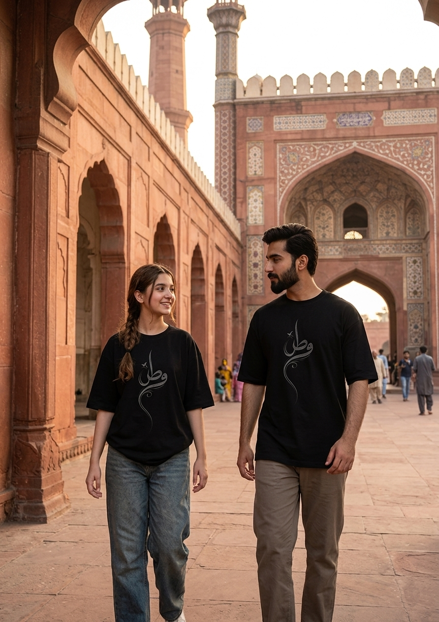 وطن Watan — Mid Oversized Drop Shoulder Tee
