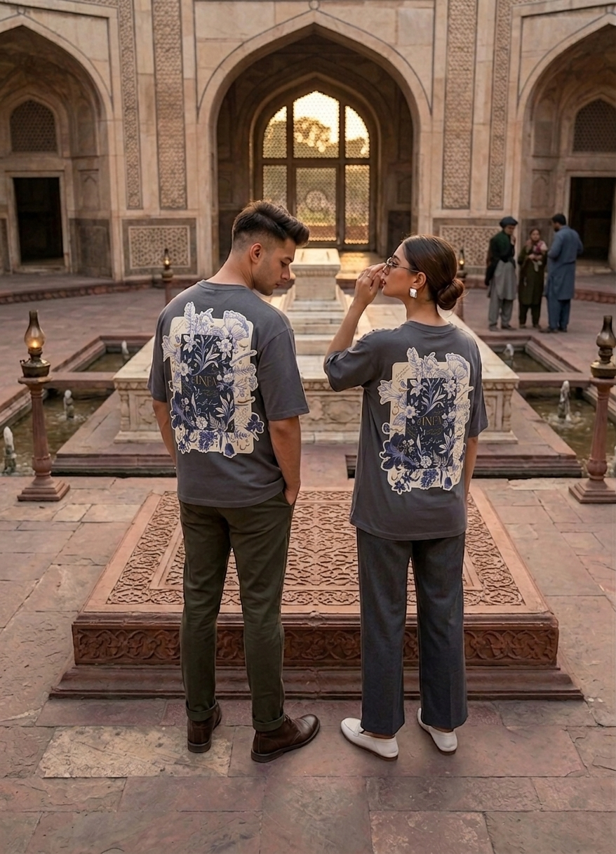 The Urdu Masterpiece Mid Oversize Dropshoulder Unisex Tees