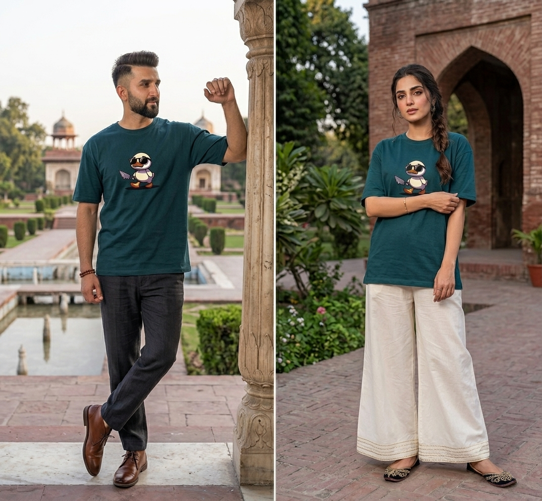 The "Mischief" Oversized Drop-Shoulder Tee