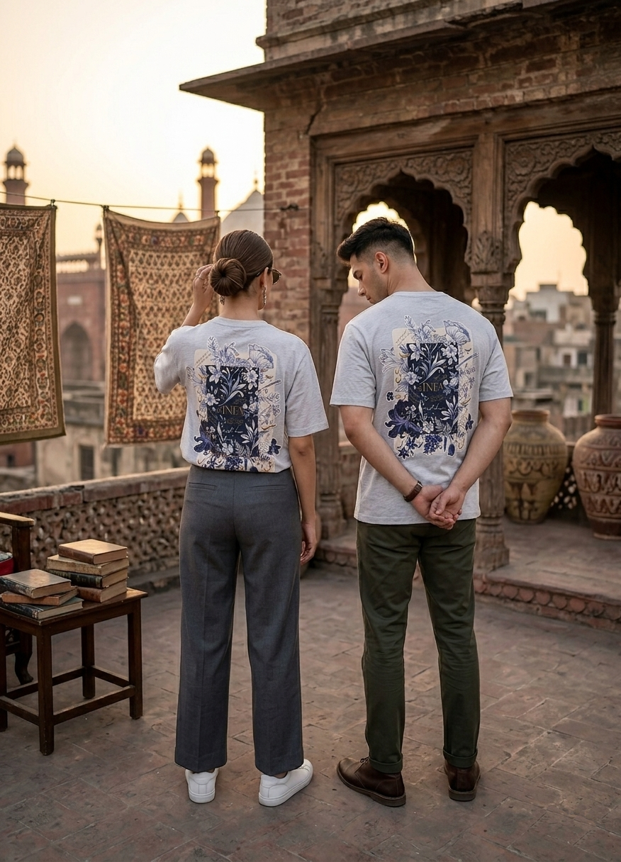 The Urdu Masterpiece Mid Oversize Dropshoulder Unisex Tees