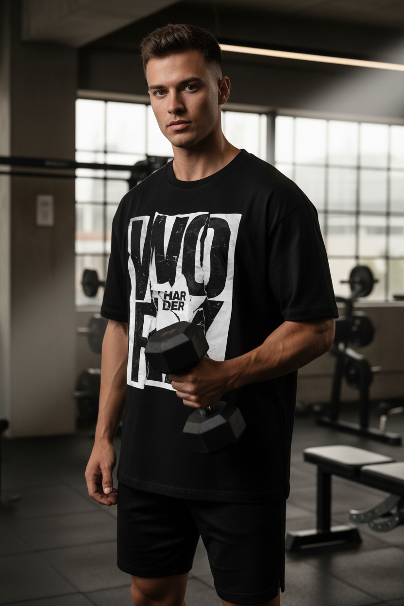 Black - Gym Shot