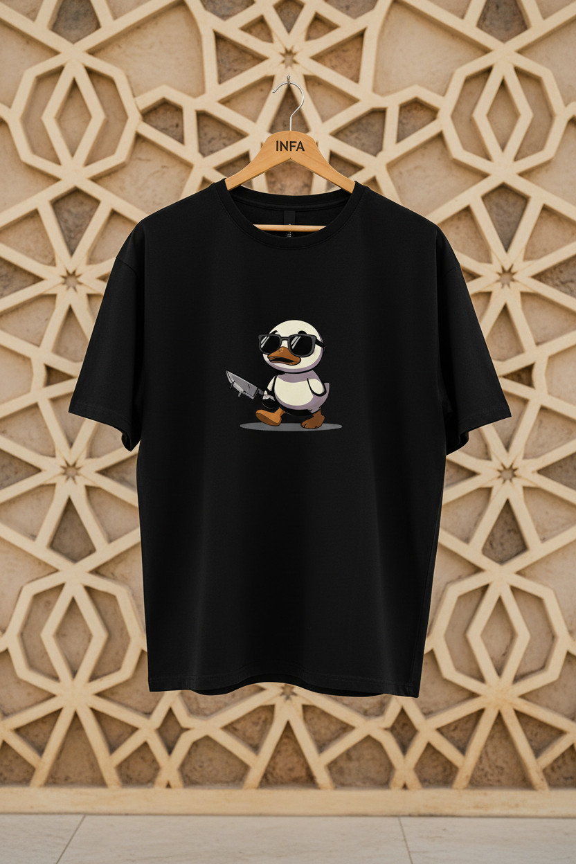 Black Tee on Hanger