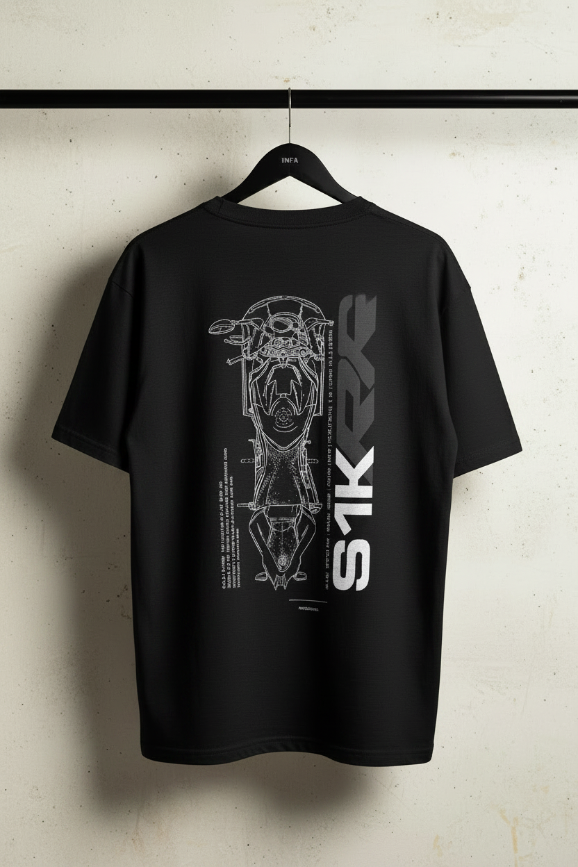 BMW S1000RR Graphic Drop-Shoulder T-Shirt | INFA ATELIER