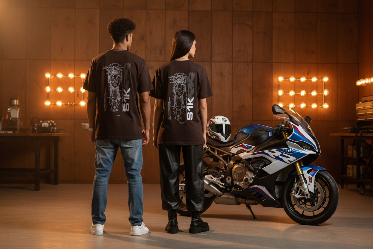 BMW S1000RR Graphic Drop-Shoulder T-Shirt | INFA ATELIER