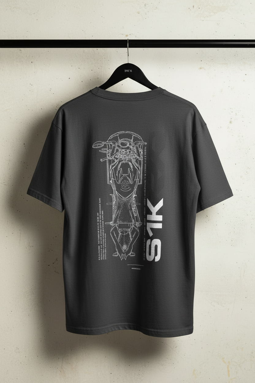 BMW S1000RR Graphic Drop-Shoulder T-Shirt | INFA ATELIER