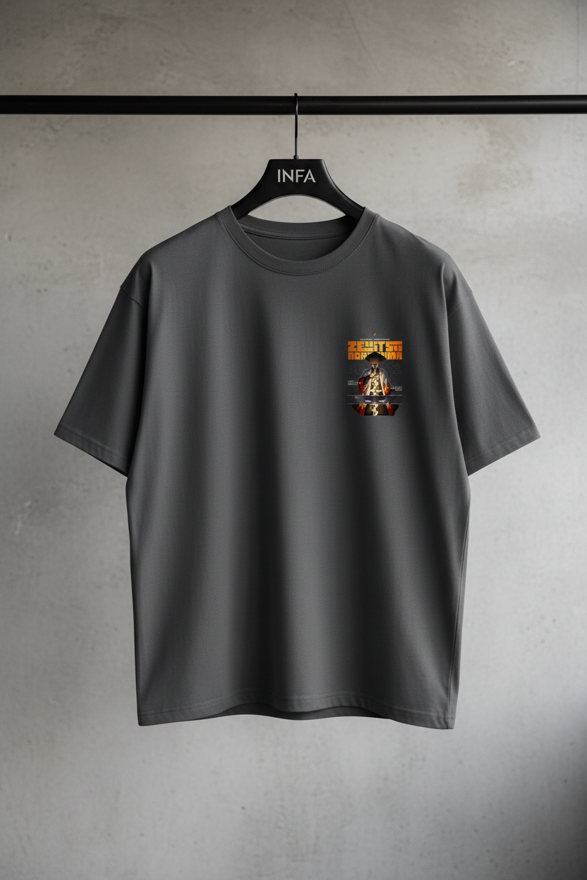 Zenitsu Agatsuma Graphic Tee | Mid-Oversized Drop-Shoulder T-Shirt