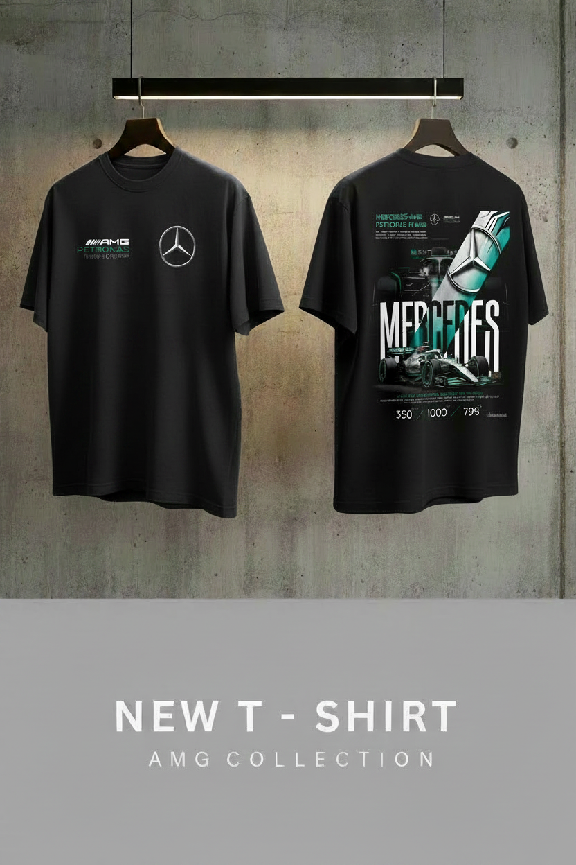 Dark Charcoal Grey AMG Tee