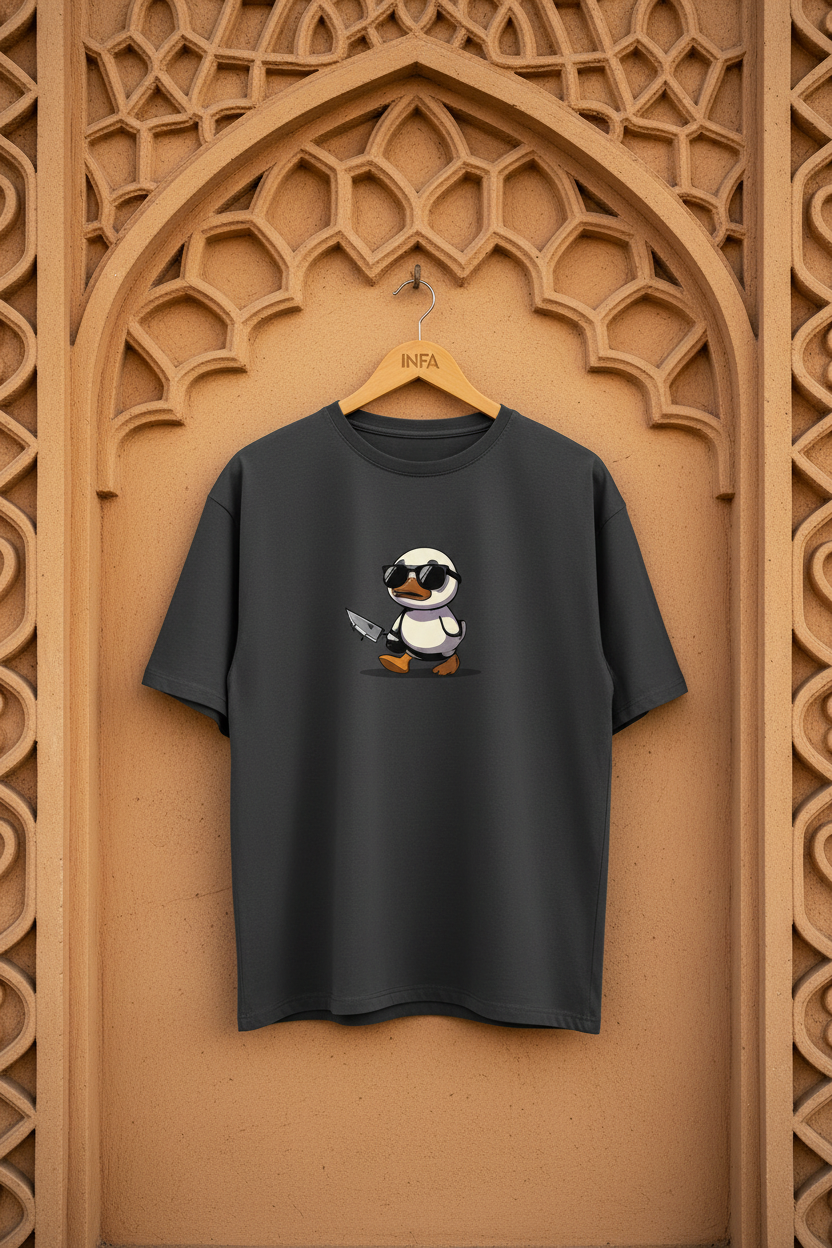 Dark Charcoal Tee on Hanger