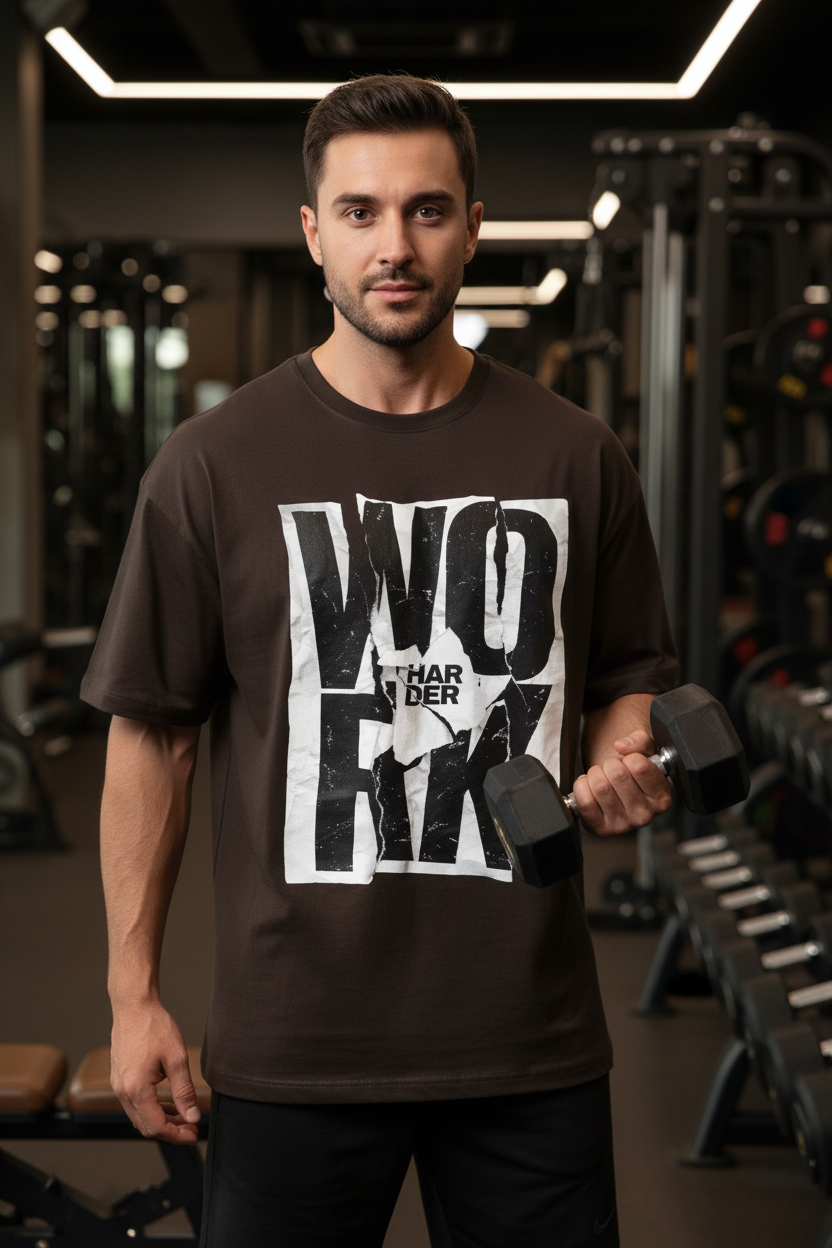 Dark Coffee Brown - Gym Shot