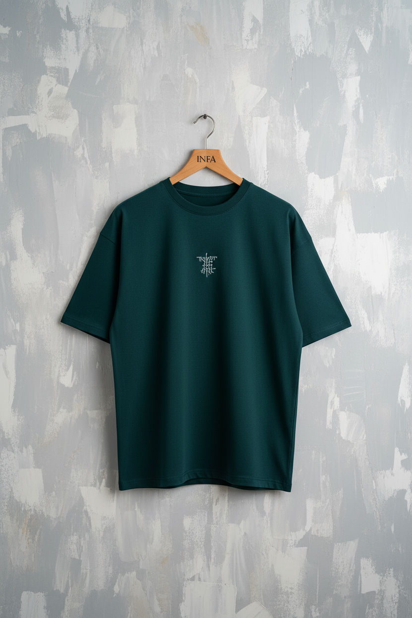 Dark Teal Center Chest