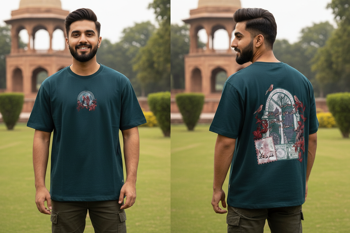 Dark Teal Front & Back