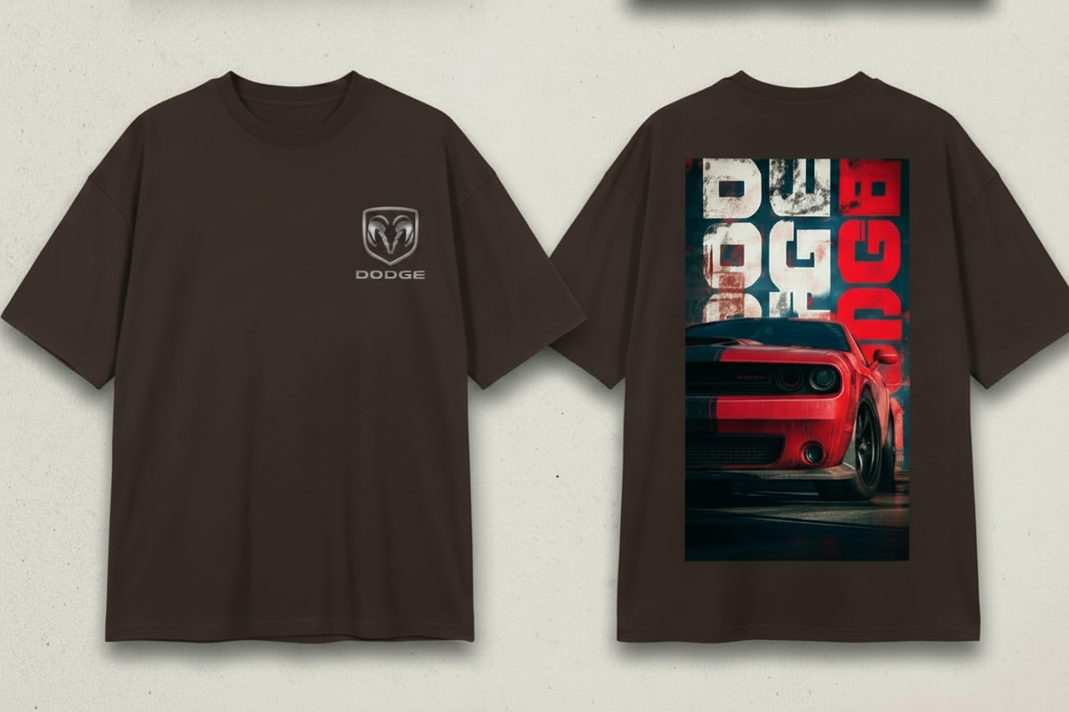 Dodge Tee - Dark Coffee Brown