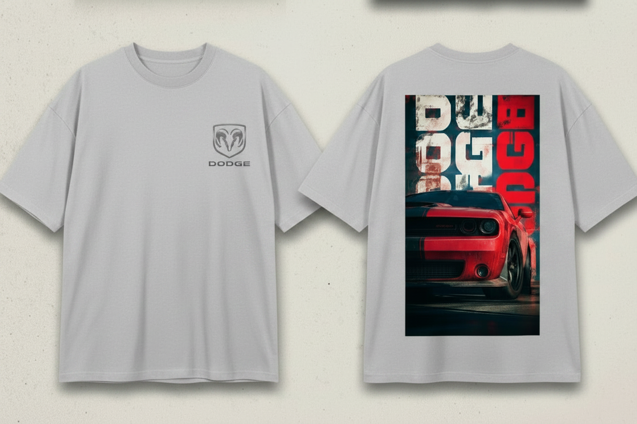 Dodge Tee - Light Grey