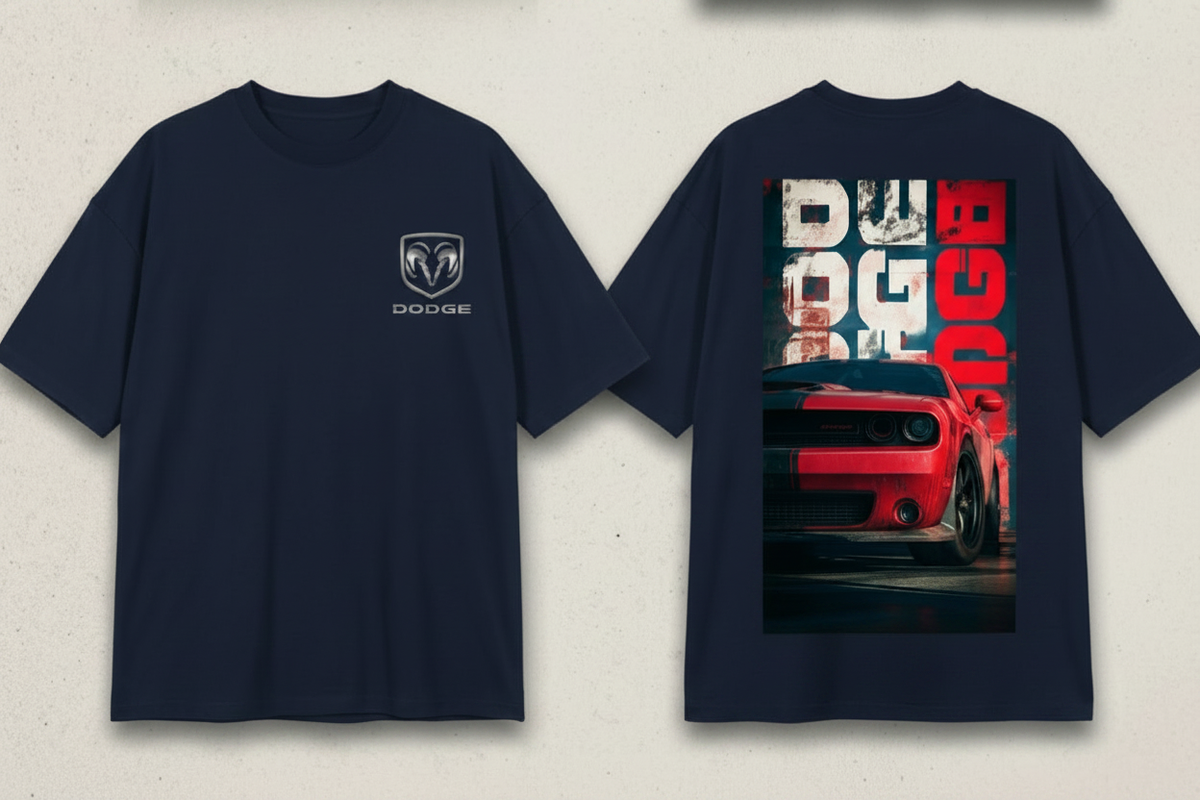 Dodge Tee - Navy Blue