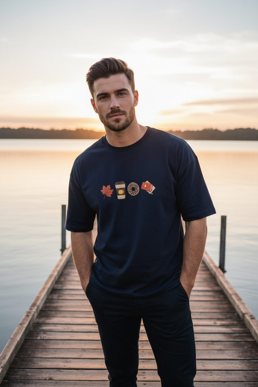 Navy - Male Model