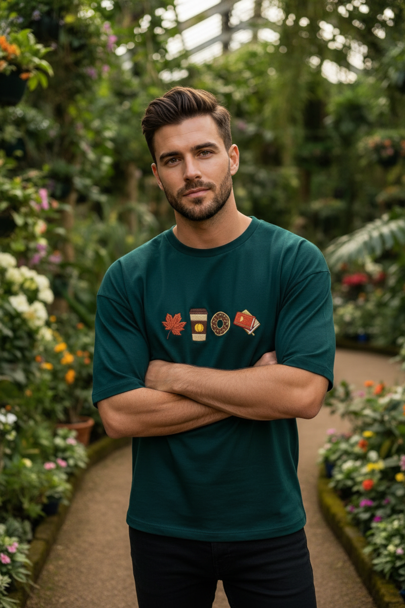 Dark Teal - Male Model