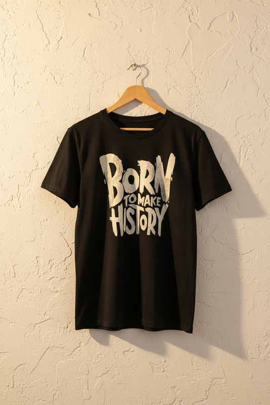 Born To Make History Tee - Hanger Shot
