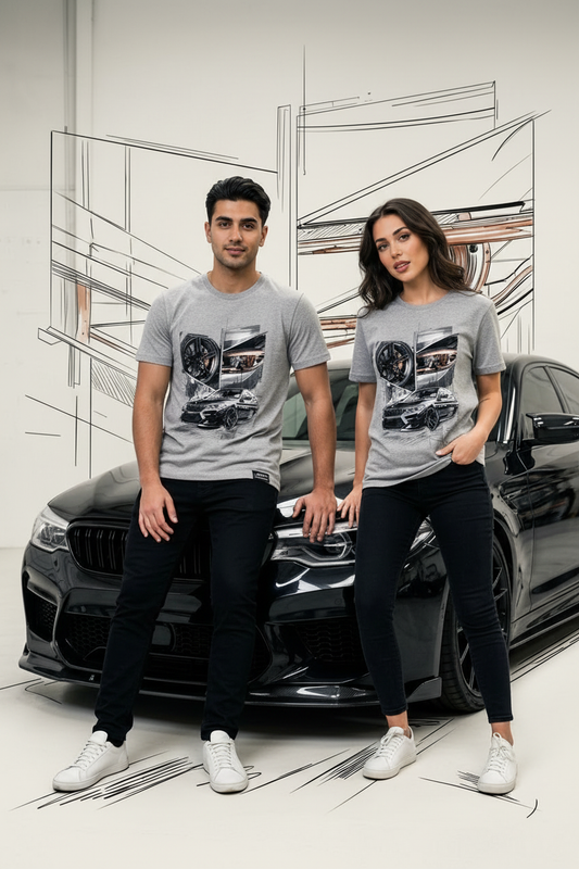 BMW Graphic T-Shirt - Light Grey