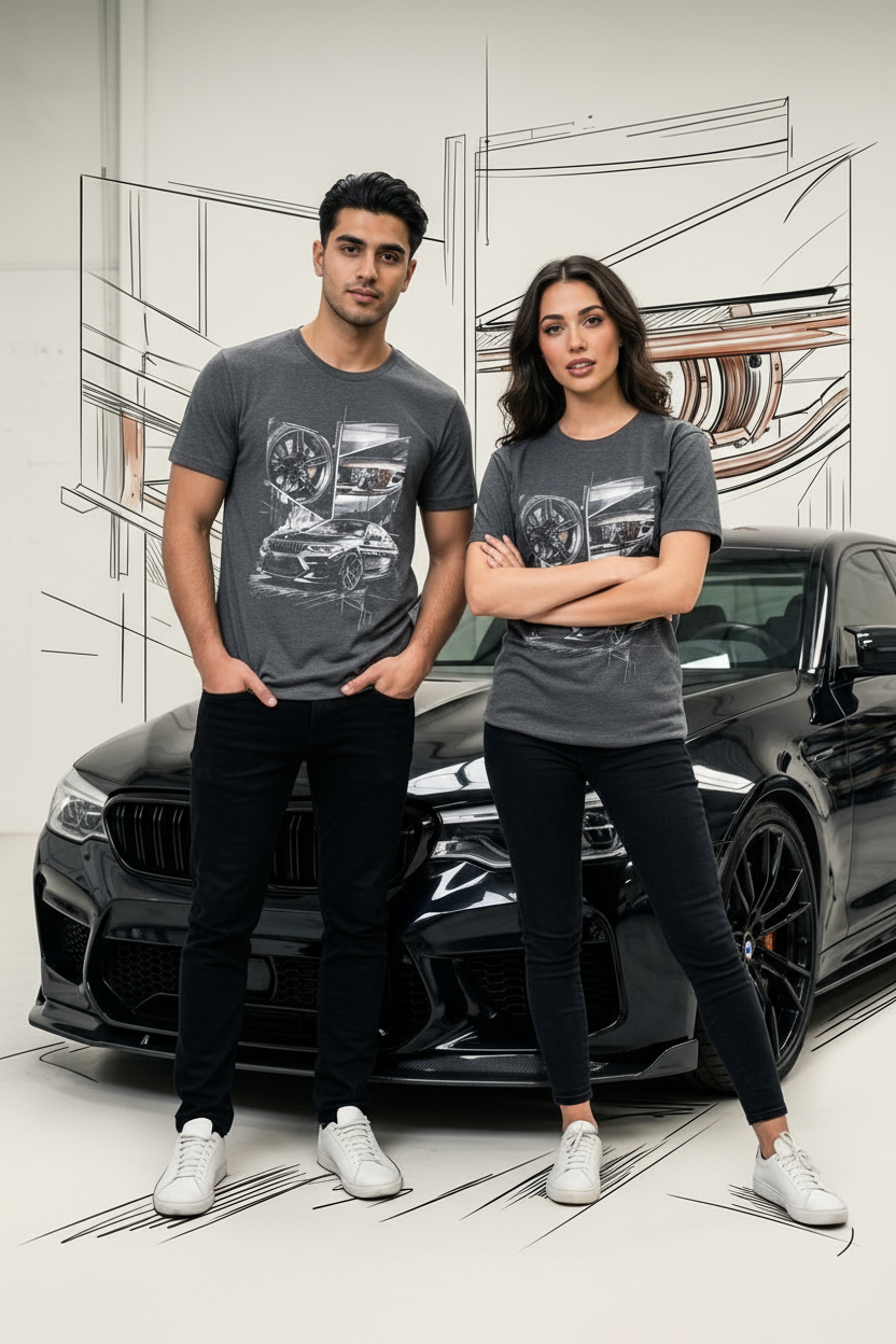 BMW Graphic T-Shirt - Charcoal