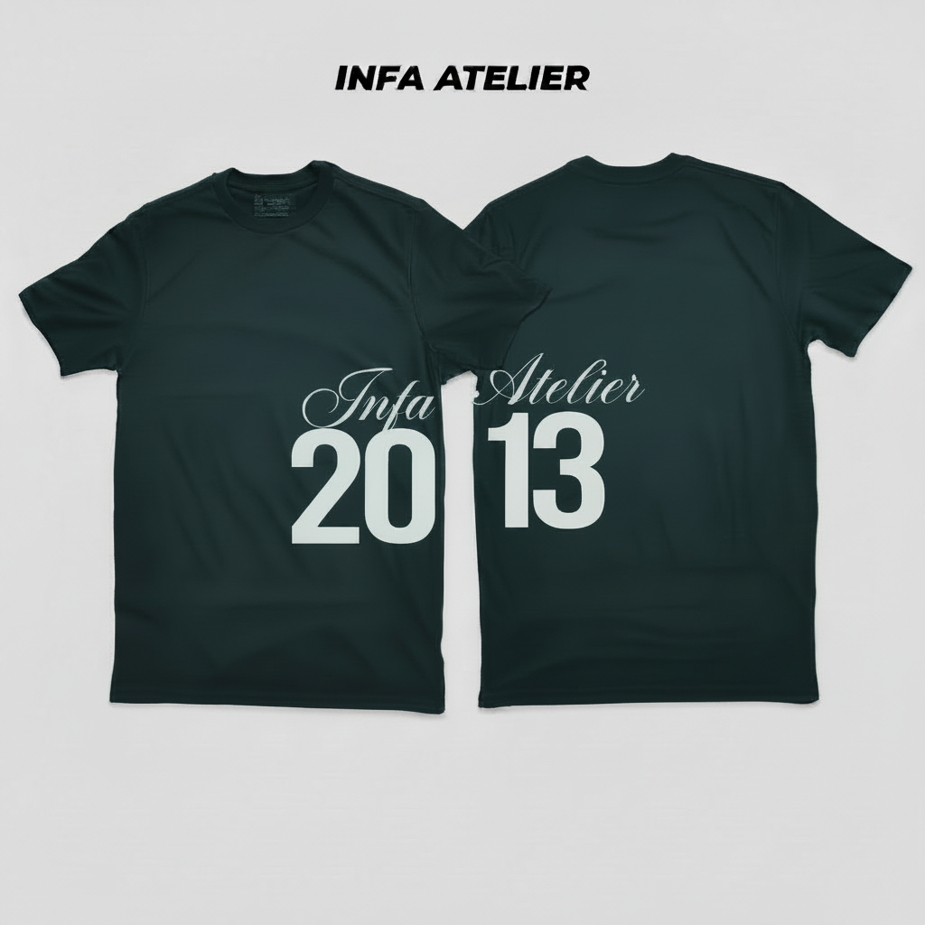 Infa Atelier 2013 Graphic Tee - Dark Teal