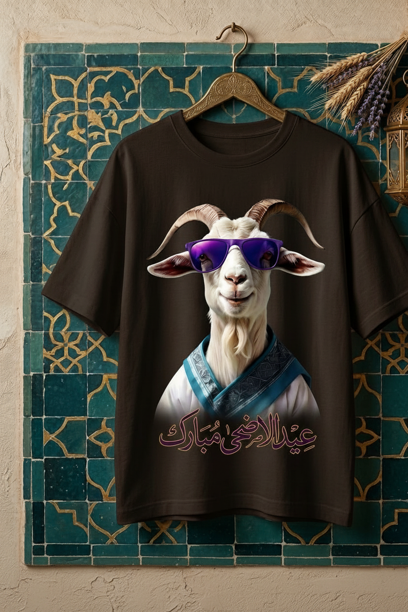 Bakra Swag Eid ul Adha Tee – Dark Coffee Brown