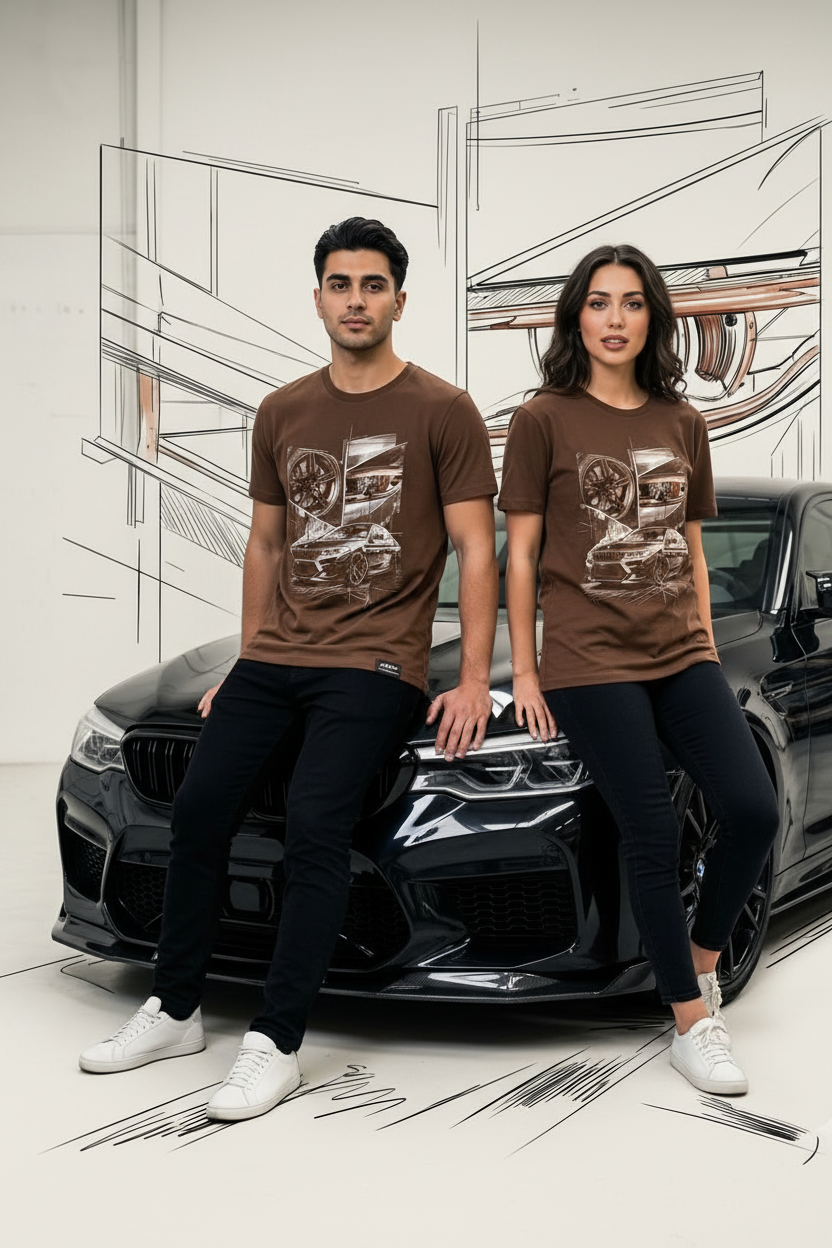 BMW Graphic T-Shirt - Brown