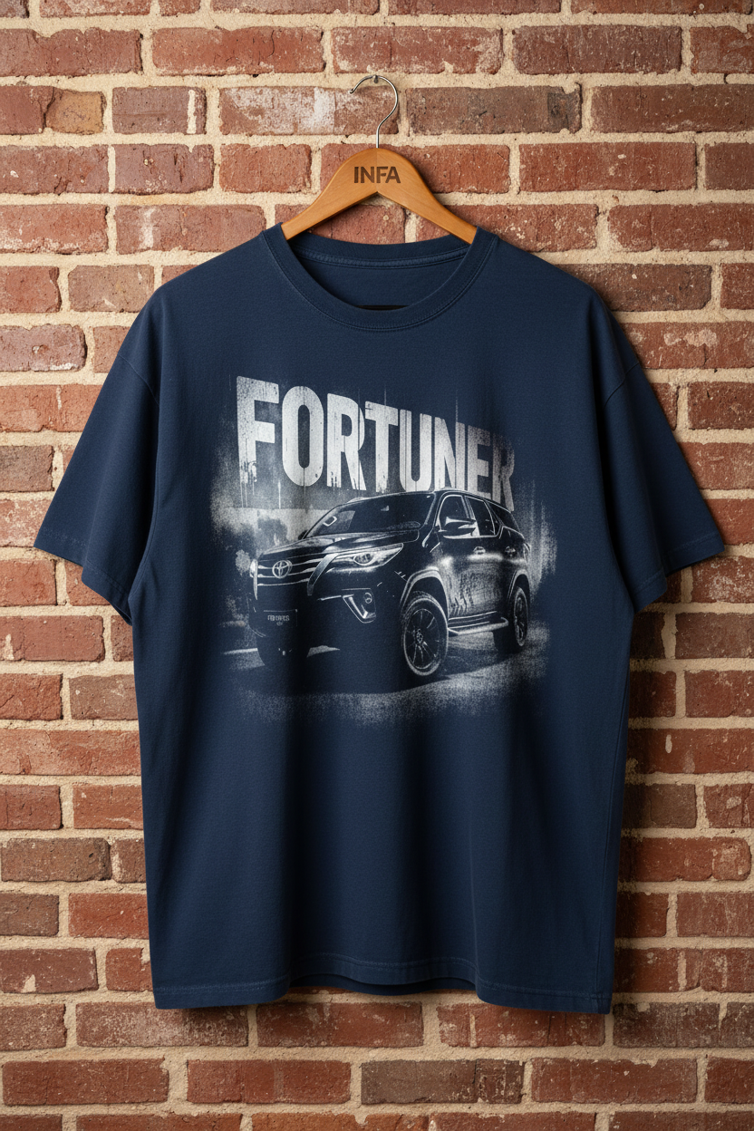 INFA Fortuner Graphic Tee - Navy Blue