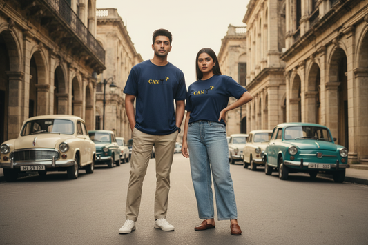 CAN'T Stop Us Graphic Tee - Navy Blue