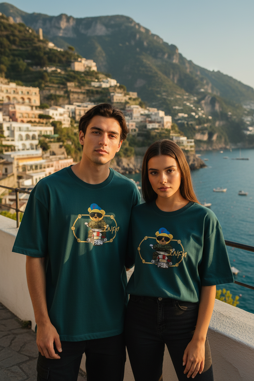 INFA Teddy Rider Couple - Dark Teal - Amalfi Coast