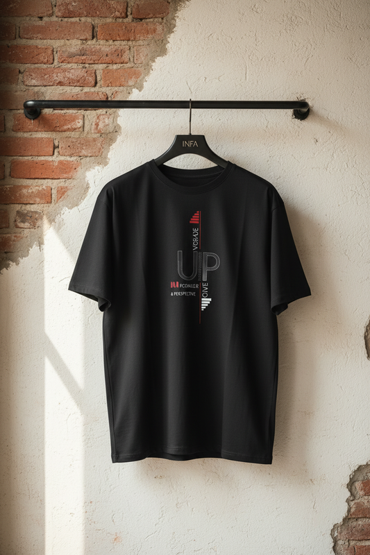 INFA Black Tee on Hanger