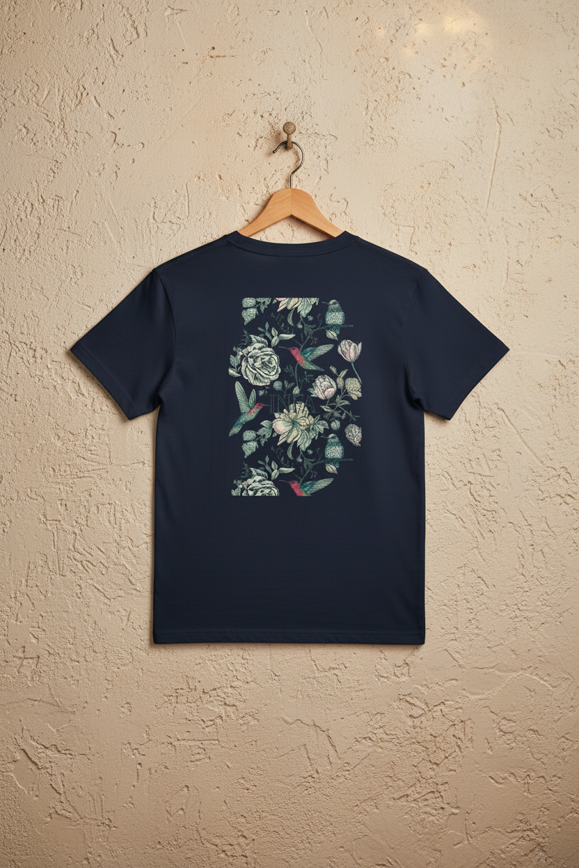 Enchanted Flora Drop Shoulder Tee