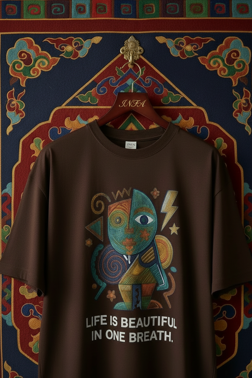 INFA Coffee Brown Tee