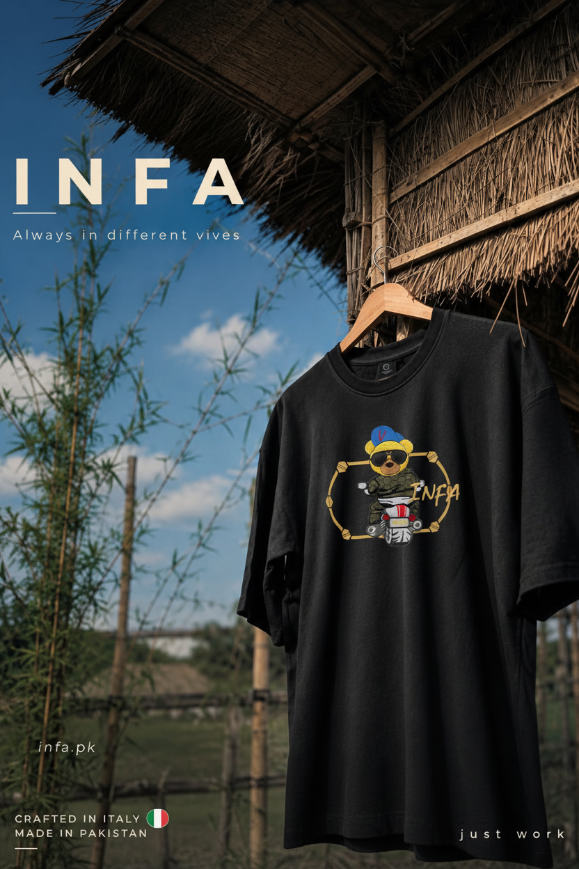 INFA Teddy Bear Biker Tee