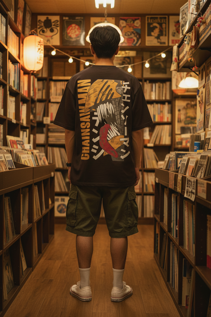 Japanese Male Model Dark Coffee Brown