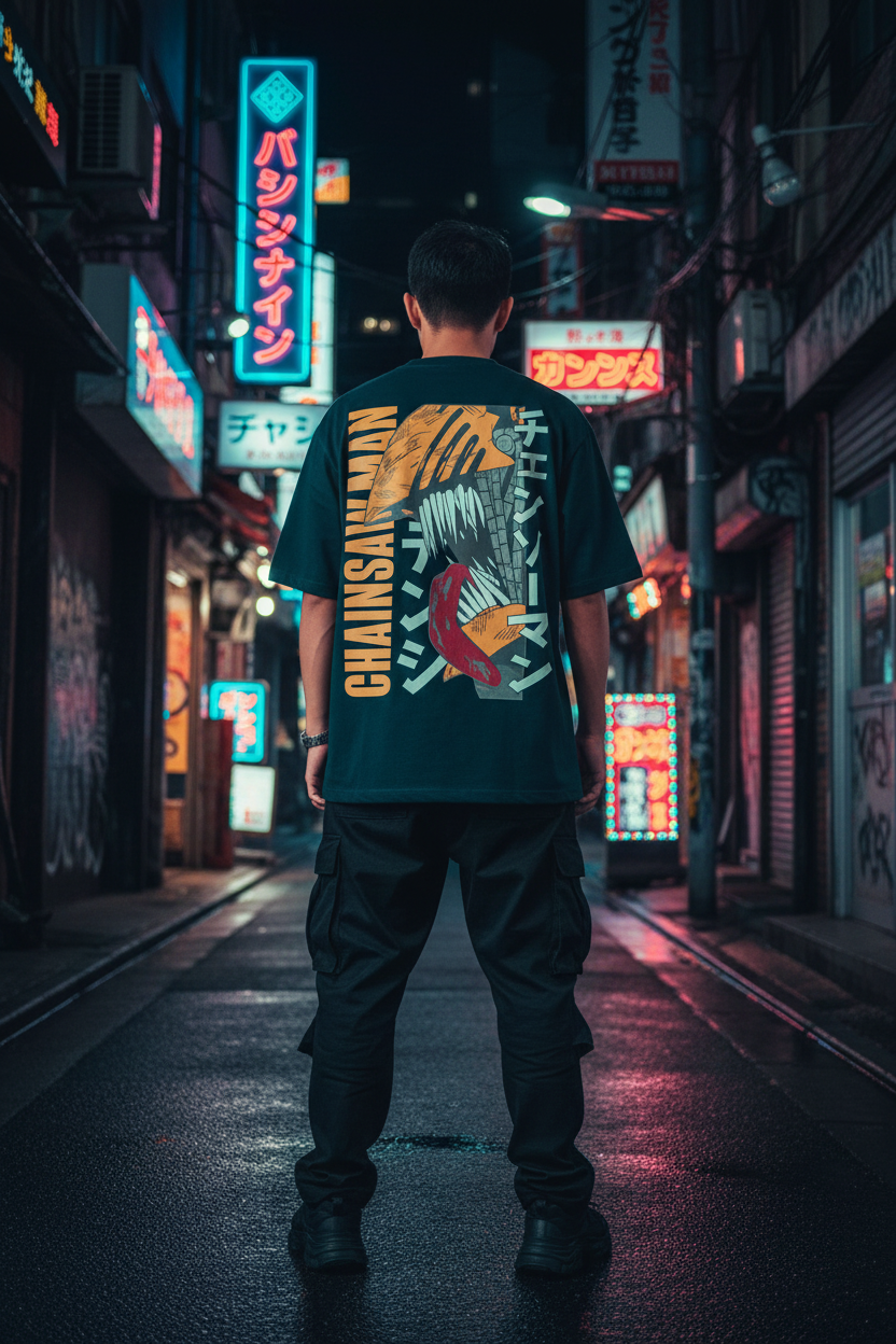 Japanese Male Model Dark Teal