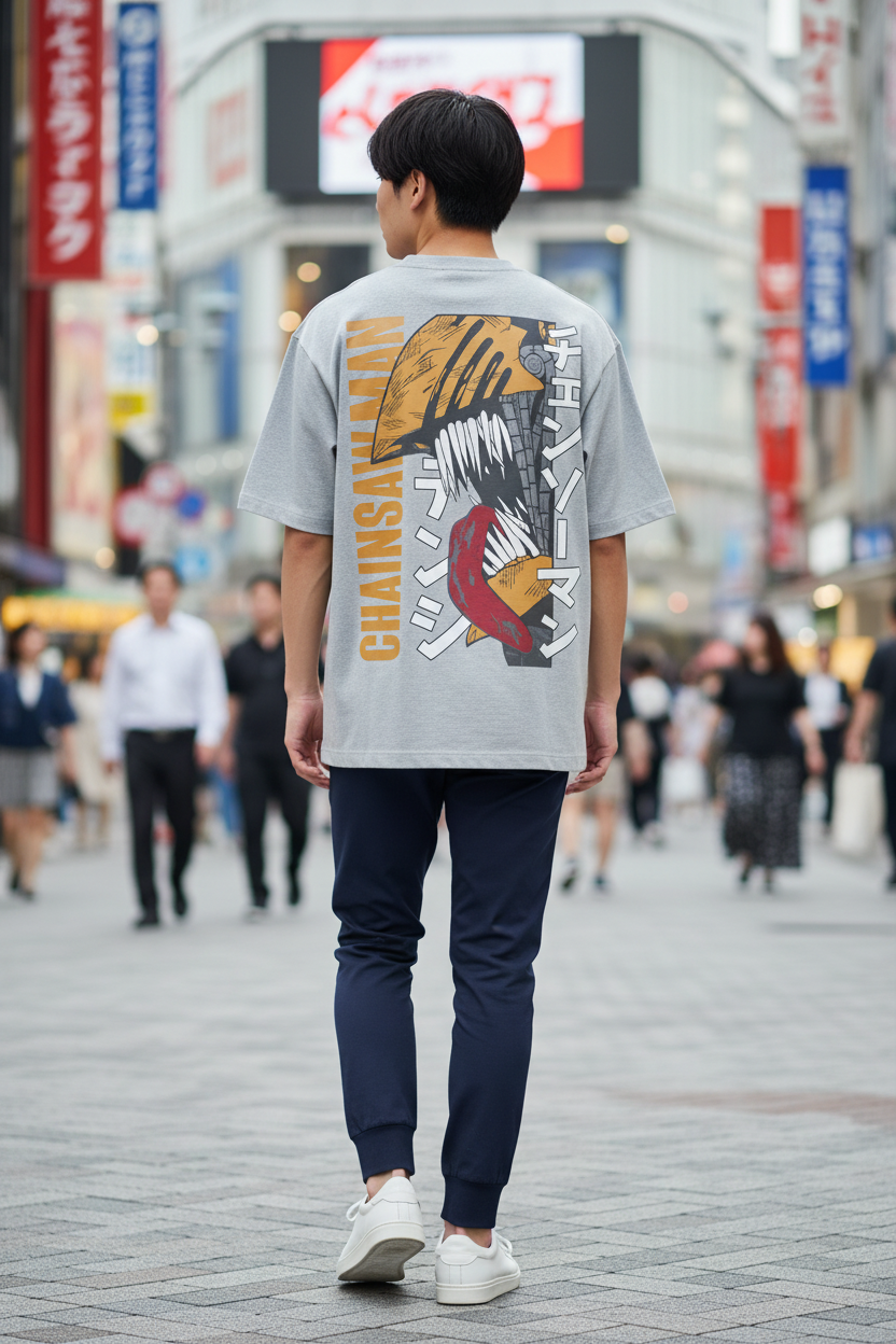 Japanese Male Model Light Grey