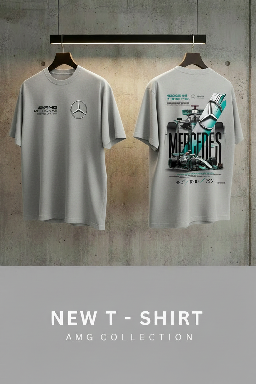 Light Grey AMG Tee