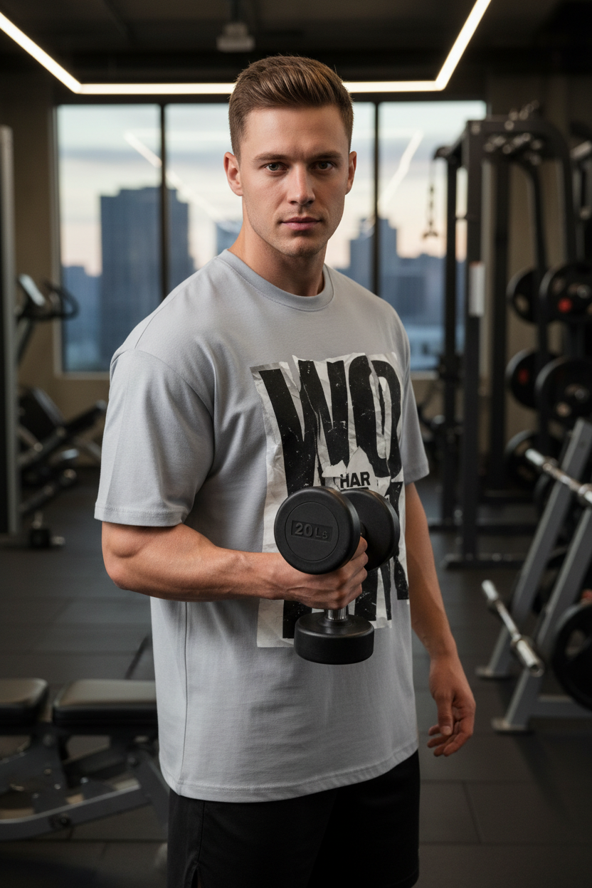 Light Grey - Gym Shot