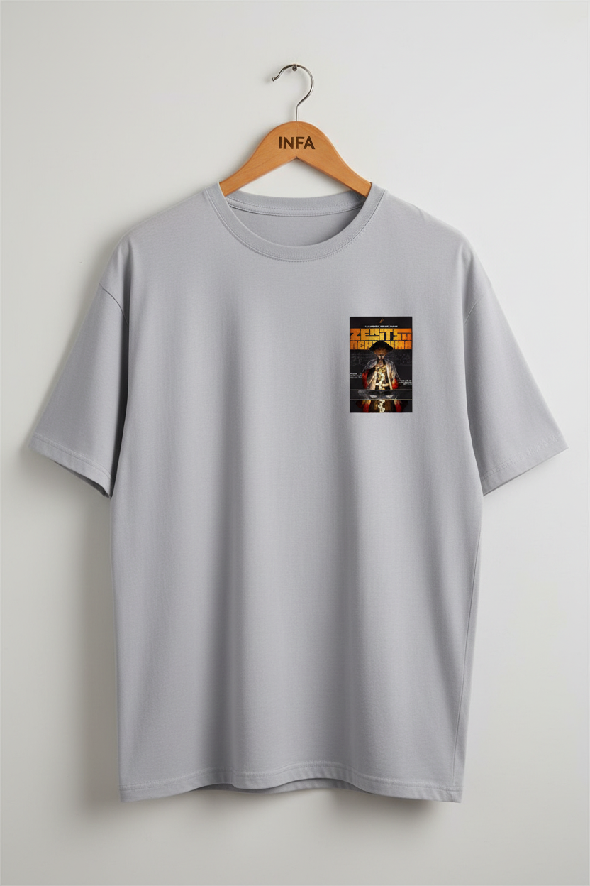 Zenitsu Agatsuma Graphic Tee | Mid-Oversized Drop-Shoulder T-Shirt