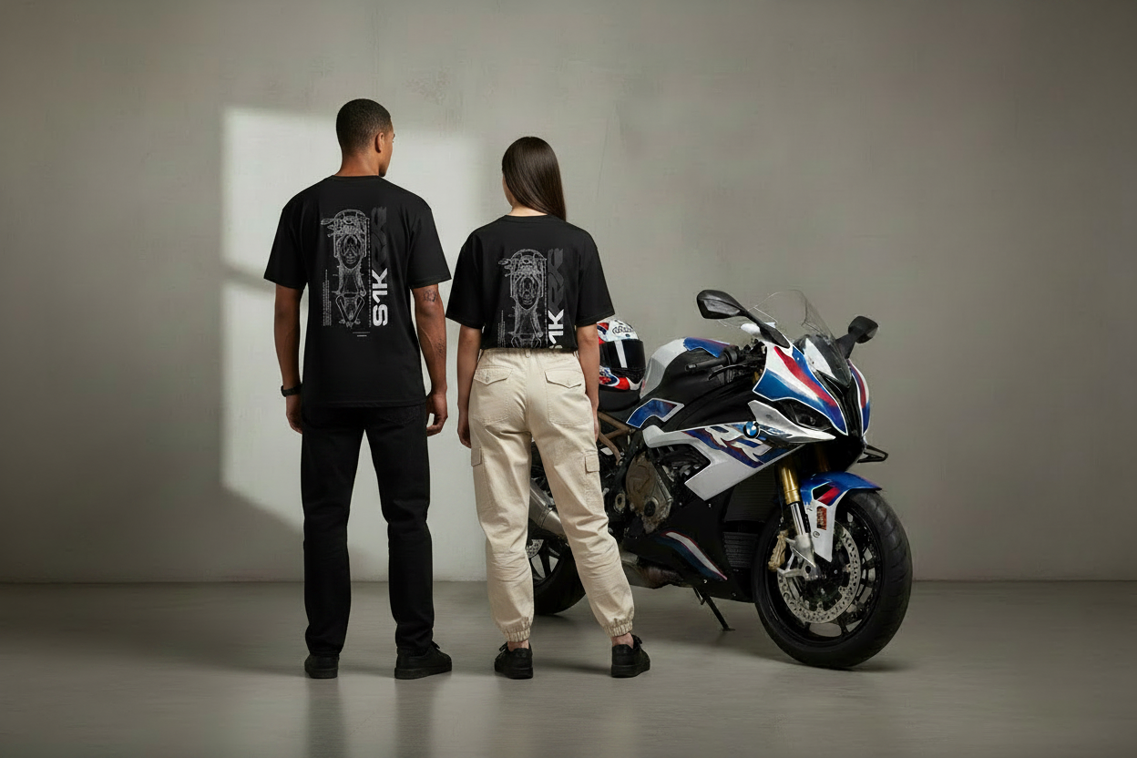 BMW S1000RR Graphic Drop-Shoulder T-Shirt | INFA ATELIER