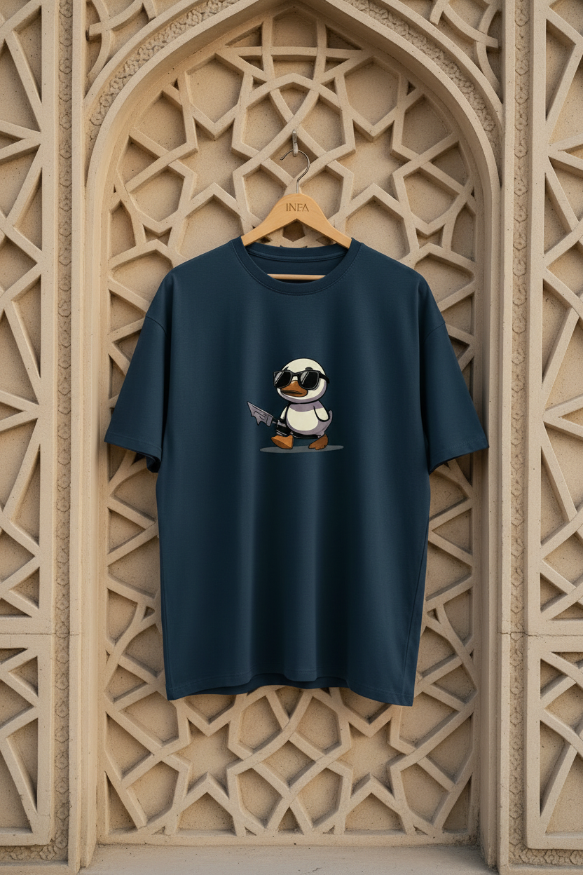 Navy Blue Matched Print