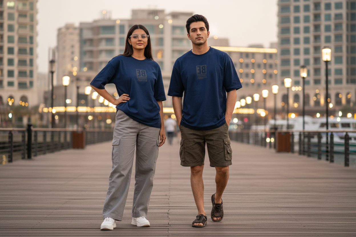 Navy Blue Tee – Port Grand Karachi