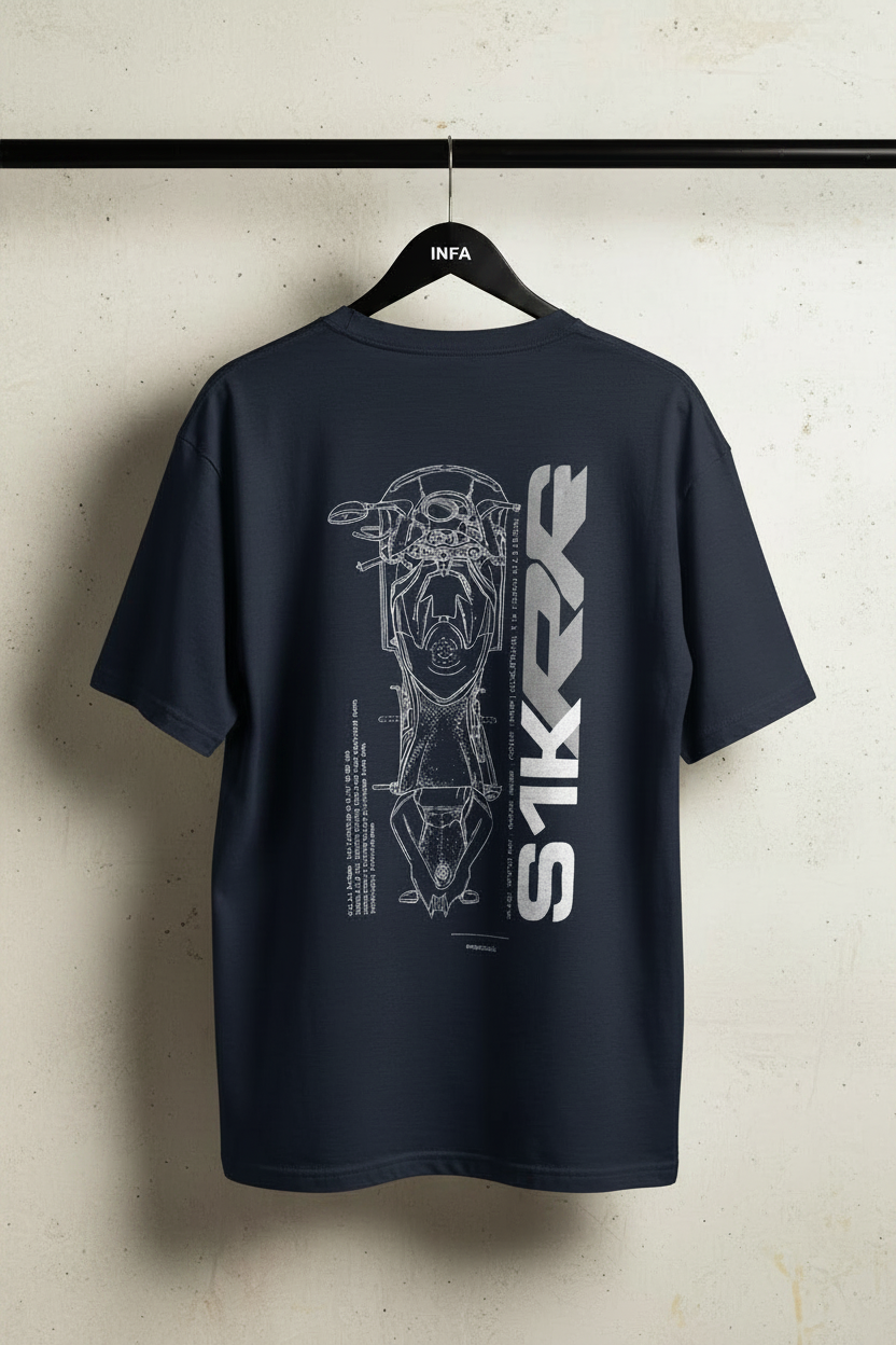 BMW S1000RR Graphic Drop-Shoulder T-Shirt | INFA ATELIER