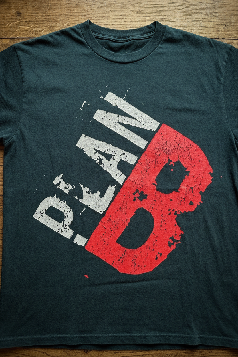 PLAN B Dark Teal Tee