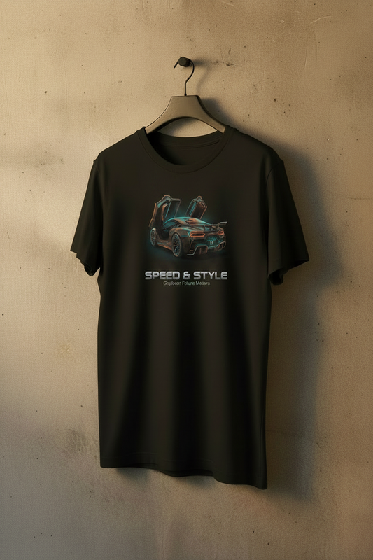 Speed & Style – Mid Chest Print
