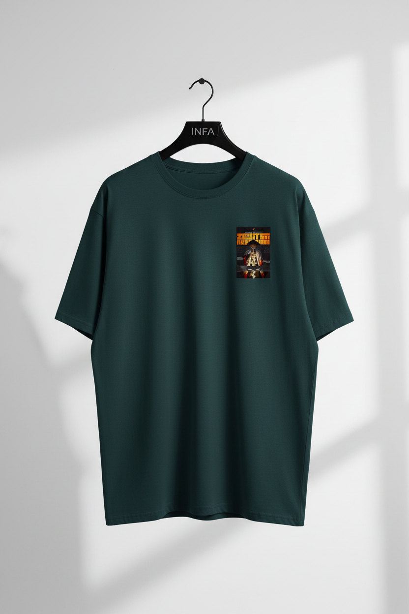 Zenitsu Agatsuma Graphic Tee | Mid-Oversized Drop-Shoulder T-Shirt
