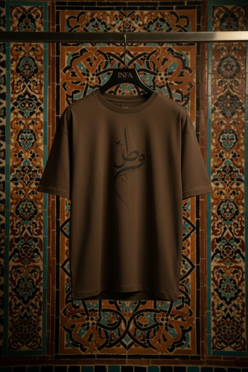 Watan Tee – Dark Coffee Brown
